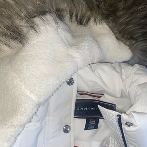 White Tommy Hilfiger Winter Coat